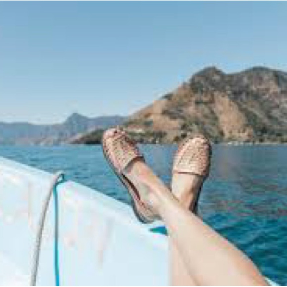 Artisan Made Womens Tan Woven Huarache Sandals from Guatemala